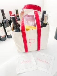 4 bottle tote